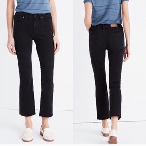 Madewell Cali Demi-Boot Black Jeans